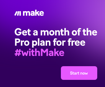 Make.com — get a month of the Pro plan for free