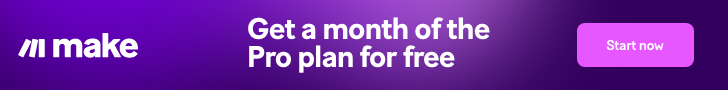 Make.com — get a month of the Pro plan for free